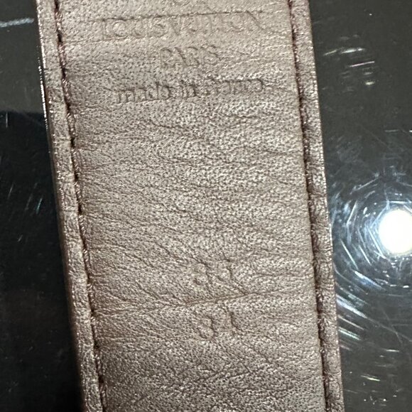 Louis Vuitton Damier Ceinture Carre Belt 85cm 33.5" M6803 LV - Picture 3 of 10